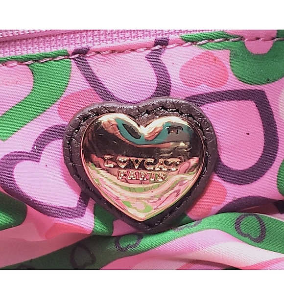 Lovcat Paris Brown Leather shoulder bag with tassels and gold charms - Picture 4 of 10